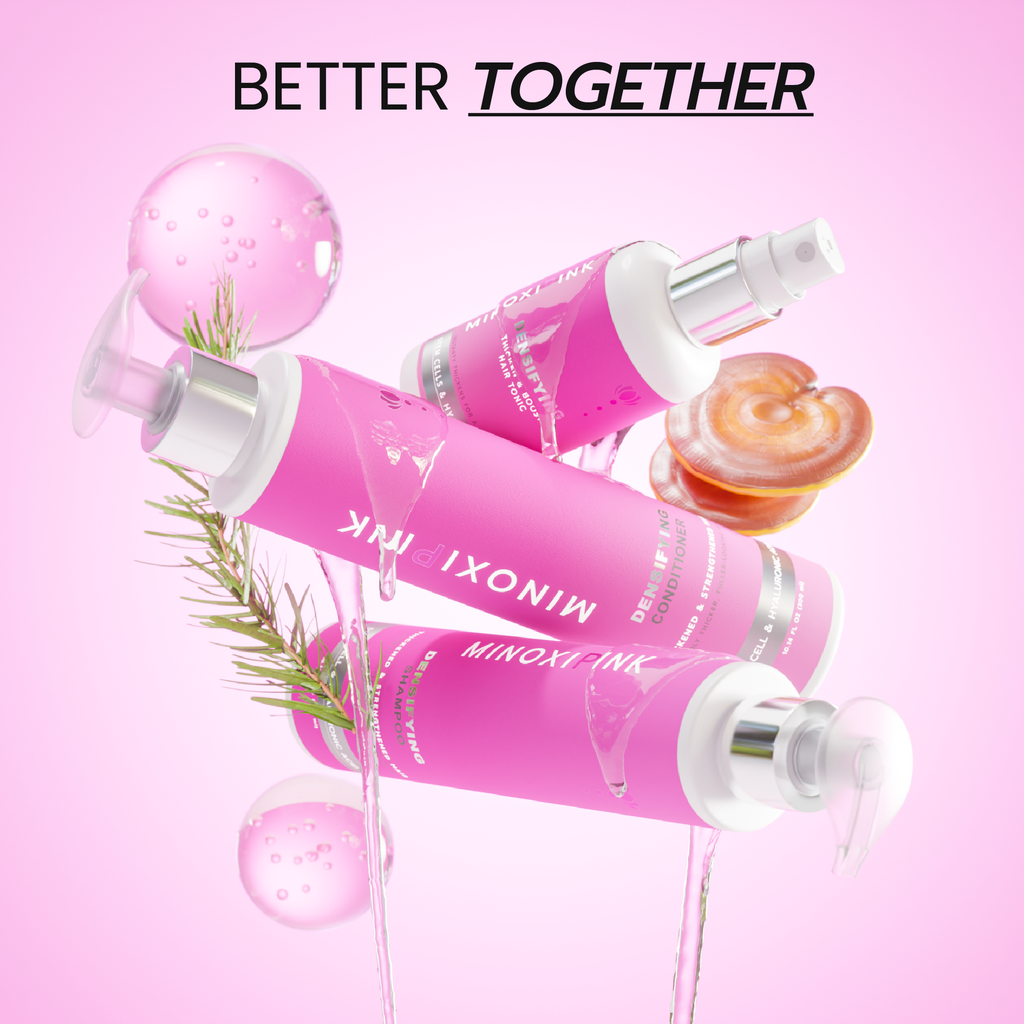 MINOXIPINK Densifying & Hydrating  Conditioner with Stem cells & Hyaluronic Acid 10.14 oz